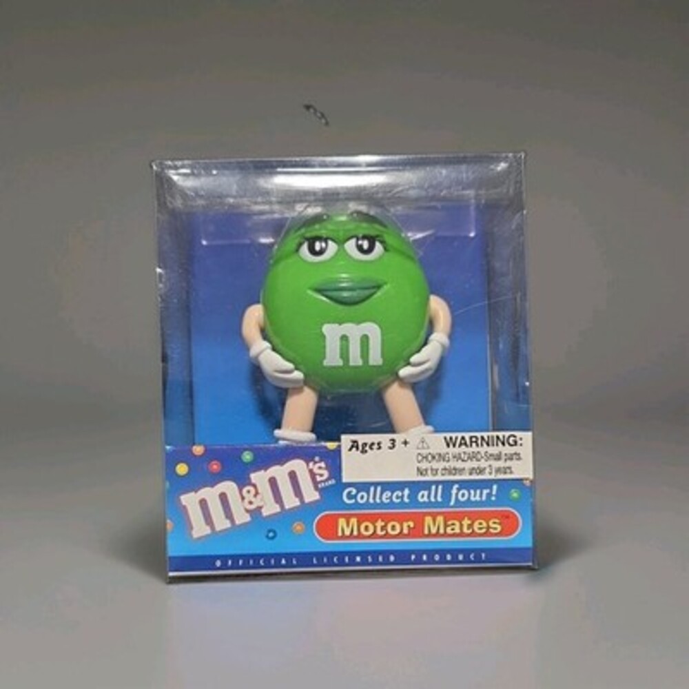 M&M's Green Character Motor Mates Figurine Collectible 2003 Candy & Nuts